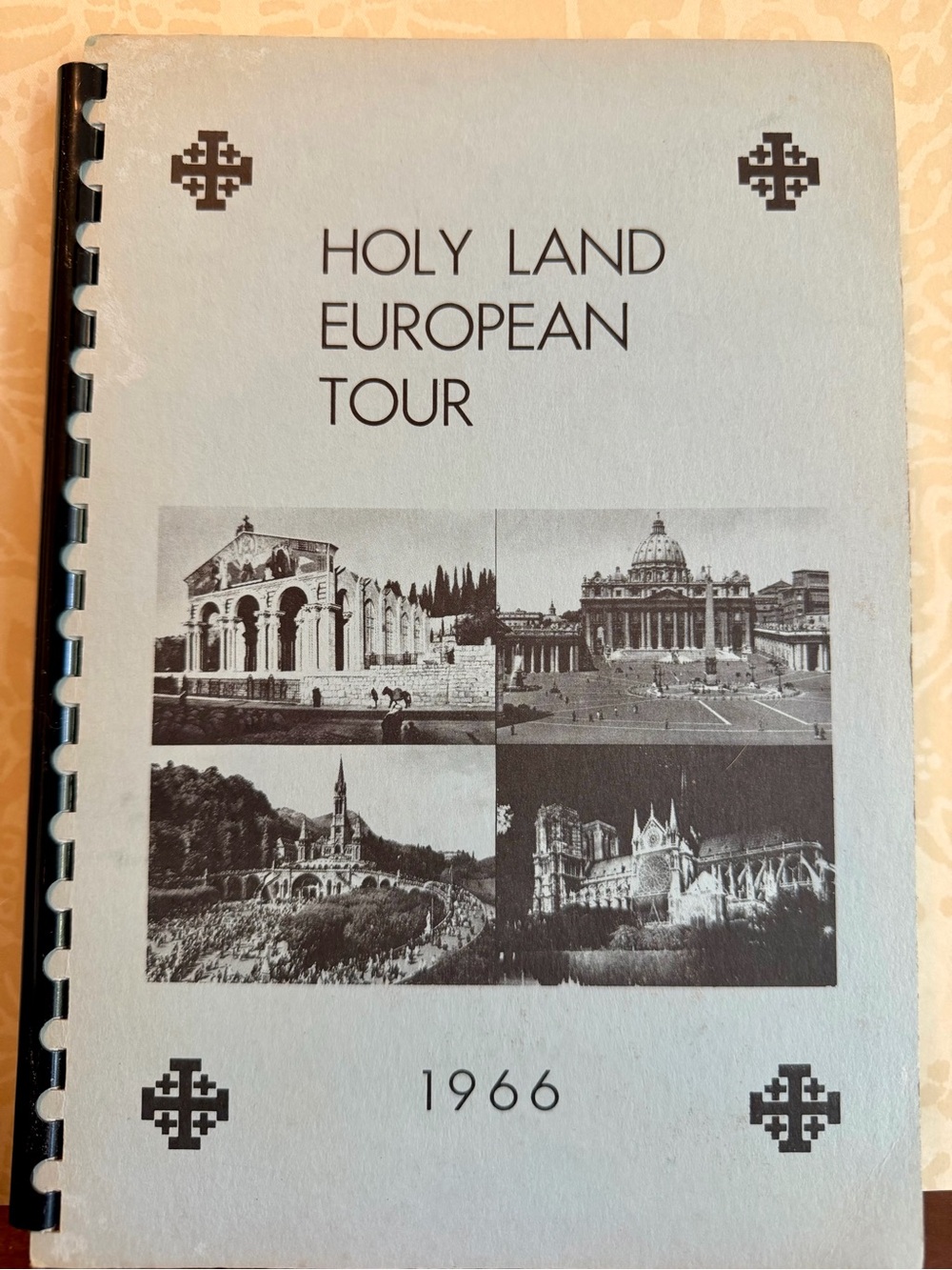 1966 Holy Land European Tour Pilgrimage Book | St. Benedict’s Abbey | Vatican